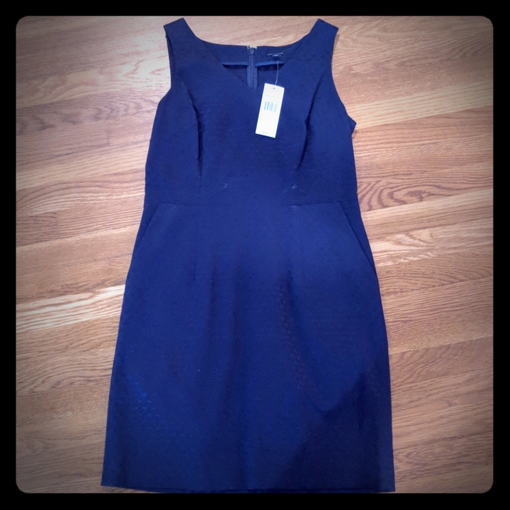 Tommy Hilfiger Navy Polka Dot Dress NWT